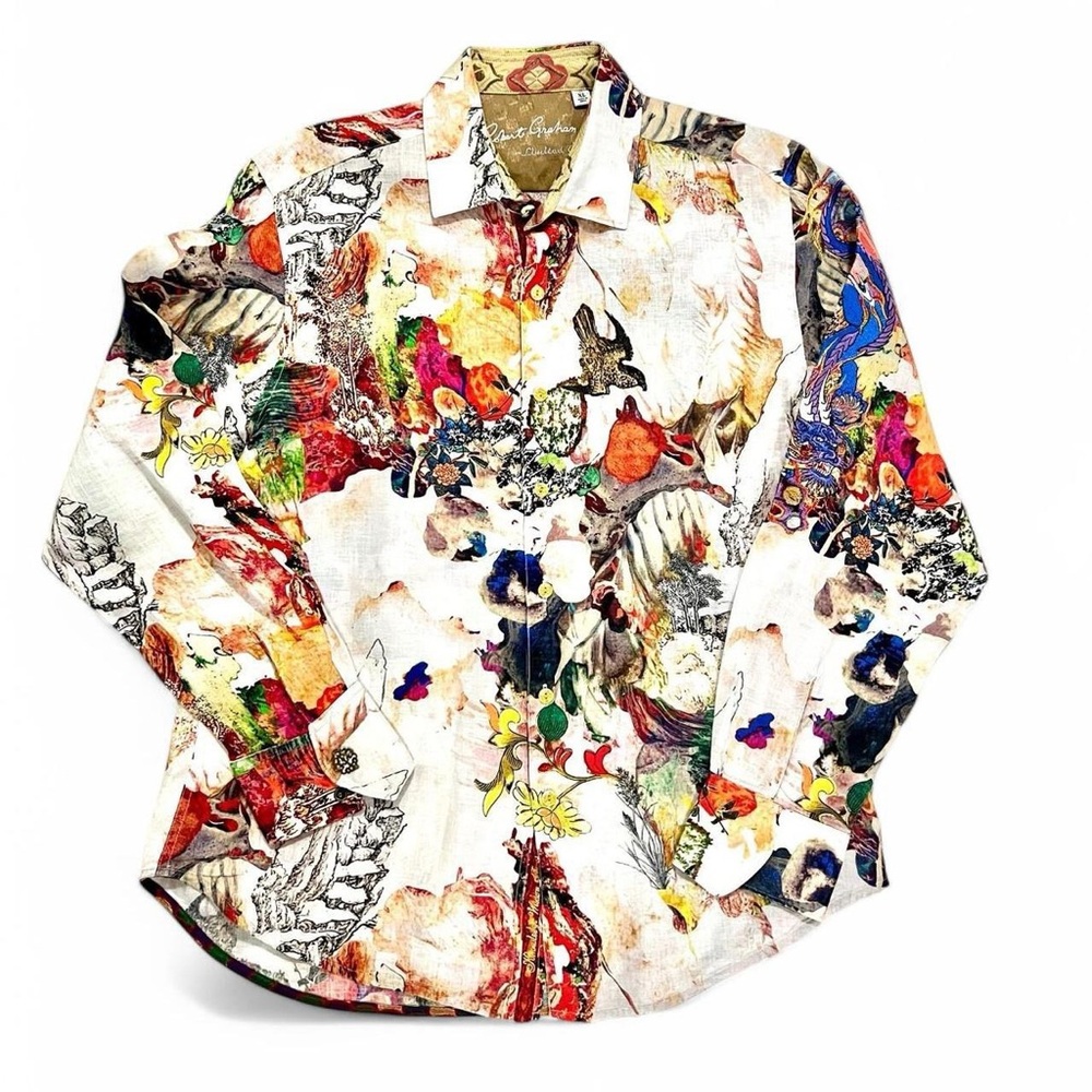 Robert Graham Limited Edition Button Up Shirt Mens Size XL.